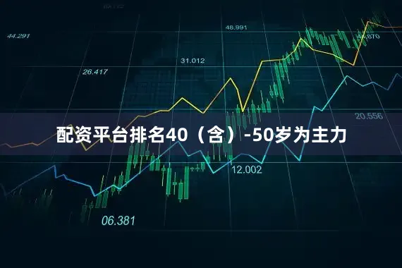 配资平台排名40（含）-50岁为主力